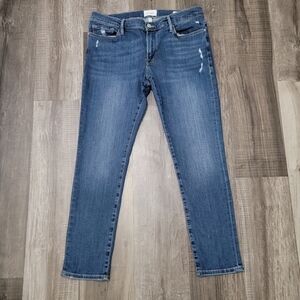 FRAME Le Garçon Mid Rise Skinny Jeans